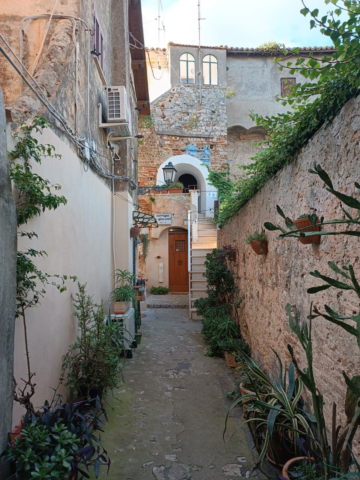 Scorcio sul vicolo storico